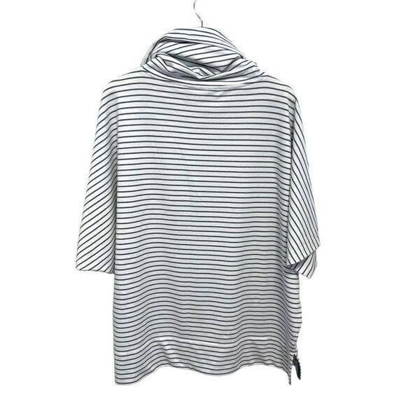 Funnel Neck Striped Top - Picture 5 of 7